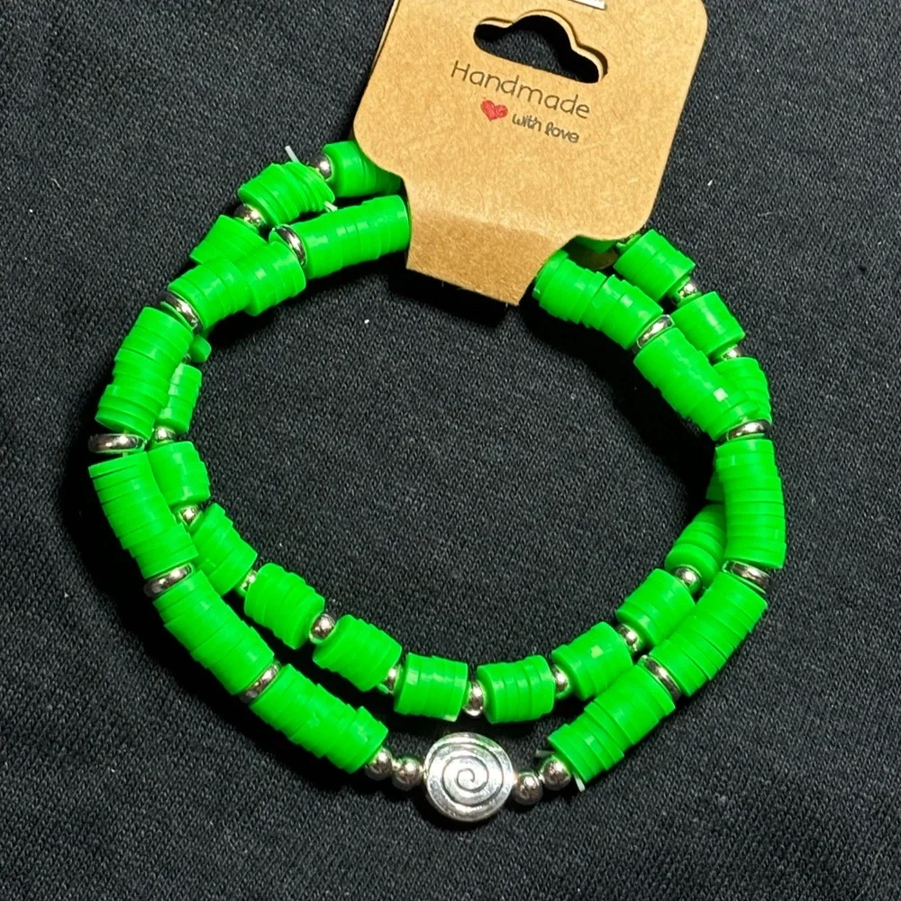 🐠 Handmade clay bead bracelet